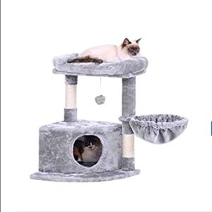 SOLD Silver Cat Tree Condo
